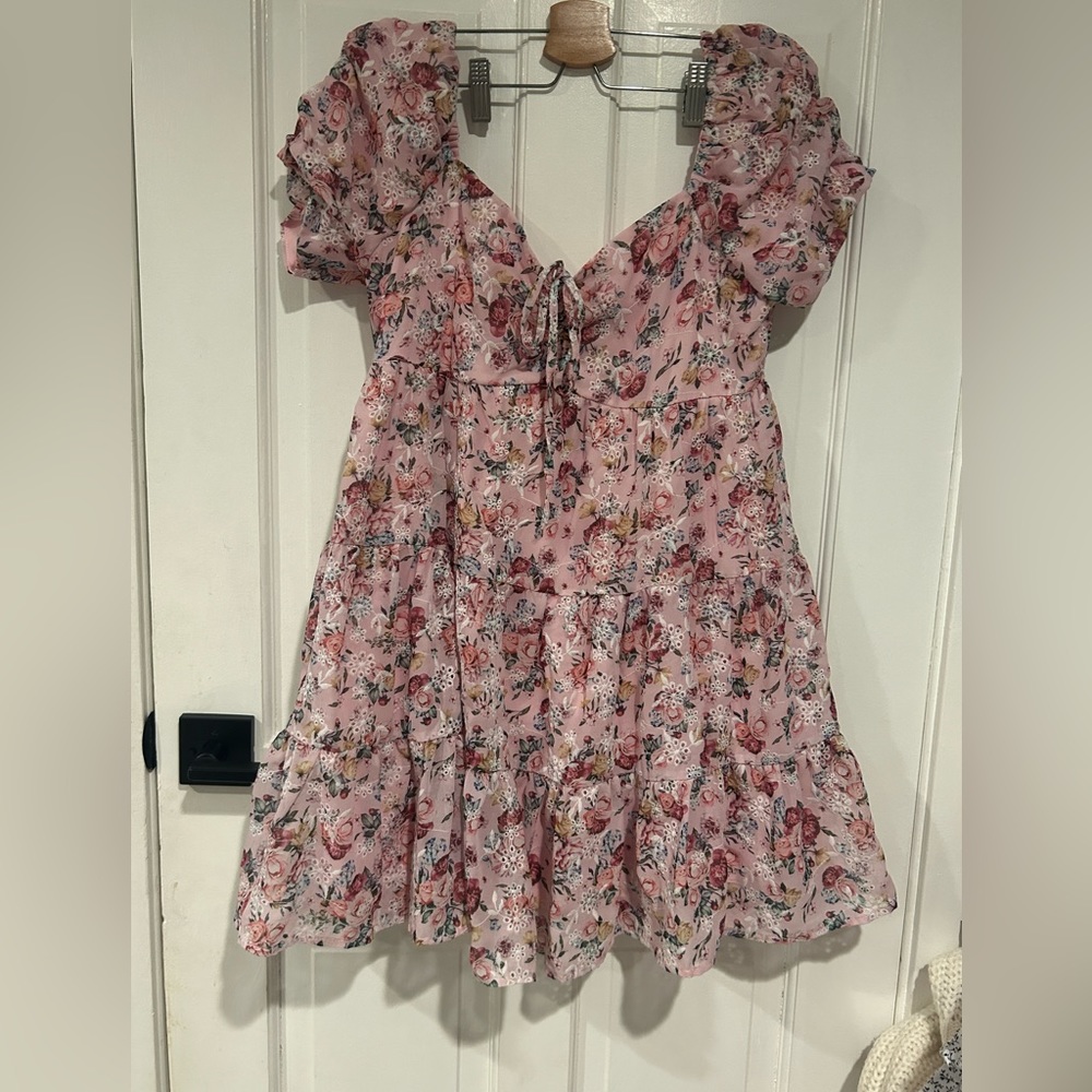 Garden Floral Mini Dress